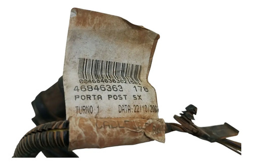 Chicot Porta Tras Esq Fiat Palio Strada Siena 04/11 46846363 - Imagem 4