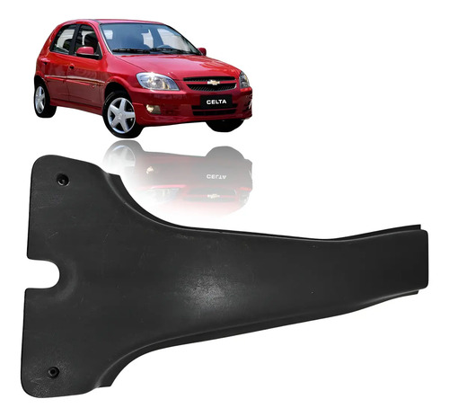 Acabamento Coluna Central Lado Direito Chevrolet Celta 07/12 Preto
