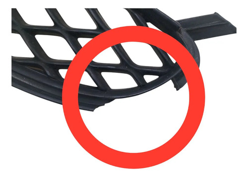 Grade Radiador Prata C/detalhe Chevrolet Corsa Classic 01/10 Preto Ambos Lados - Imagem 4