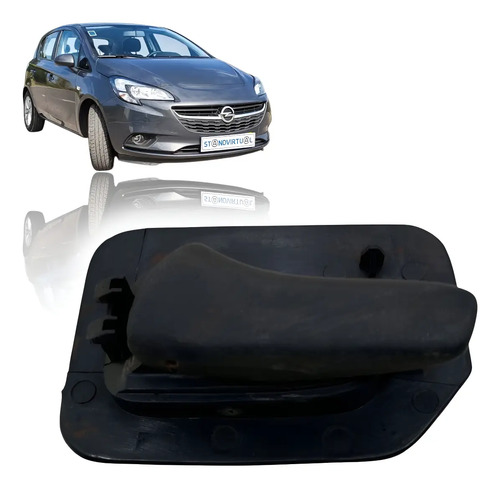 Maçaneta Interna Traseira Esquerda Chevrolet Corsa 94/16 Preto Traseira