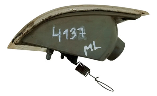 Seta Lanterna Dianteira Lado Esquer Volkswagen Santana 98/03 Branco - Imagem 4