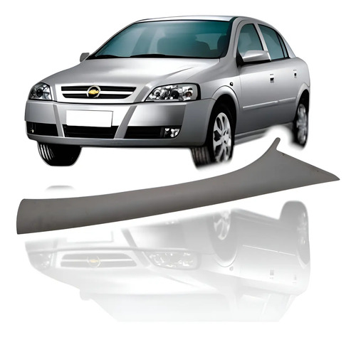 Moldura Acabamento Coluna Parabrisa Chevrolet Astra 99/12 Prateado