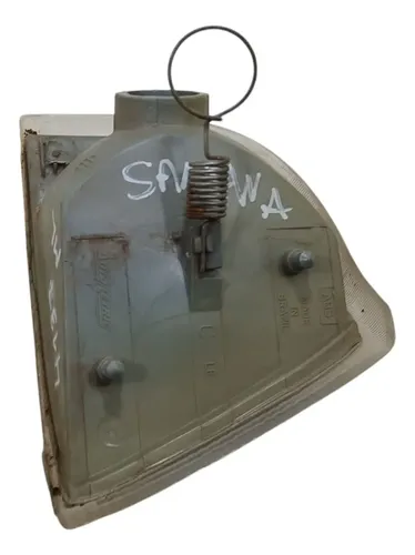 Seta Lanterna Dianteira Lado Esquer Volkswagen Santana 98/03 Branco - Imagem 5