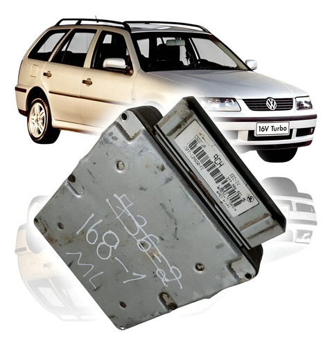 Modulo Injecao Ecu Volkswagen Gol Parati 1.0 1.6 1996/1998 Interna - Imagem 1