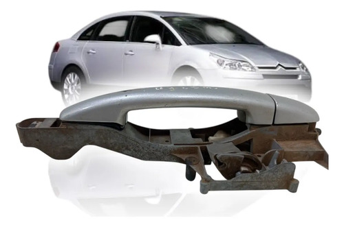Maçaneta Externa Dianteira Direita Citroen C4 Pallas 07/12 Prateado Dianteira/traseira