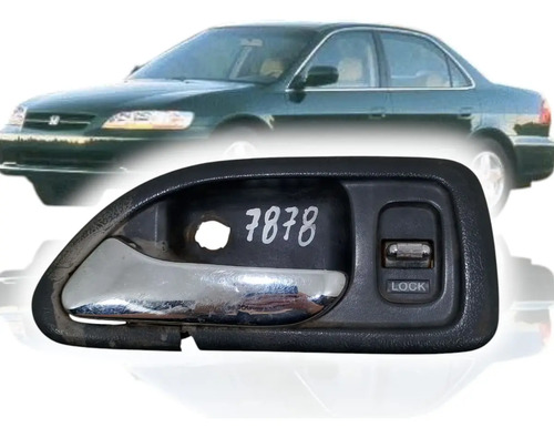 Maçaneta Inter Diant. L/esquerdo Honda Accord 1998 A 2002  Prateado Dianteira/traseira