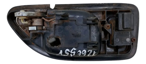 Maçaneta Inter Diant. L/esquerdo Honda Accord 1998 A 2002  Prateado Dianteira/traseira - Imagem 4