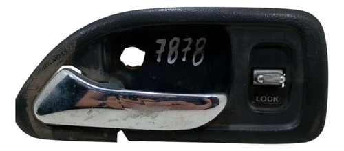 Maçaneta Inter Diant. L/esquerdo Honda Accord 1998 A 2002  Prateado Dianteira/traseira - Imagem 10