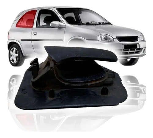 Maçaneta Interna Traseira Direita Gm Corsa 1.0 1995 A 2000 Preto Dianteira/traseira