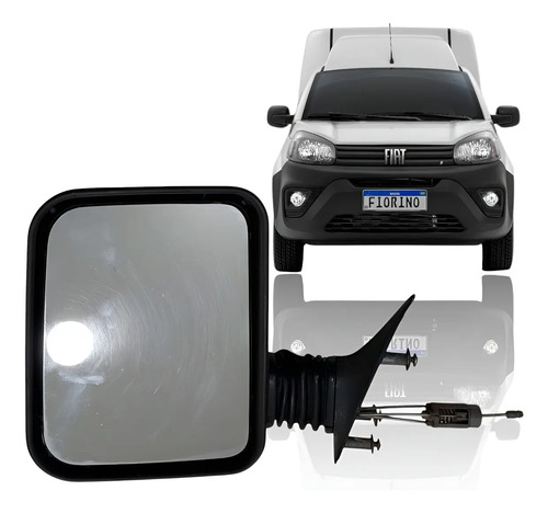 Retrovisor Fiat Fiorino Lado Esquerdo 97/10 0154206