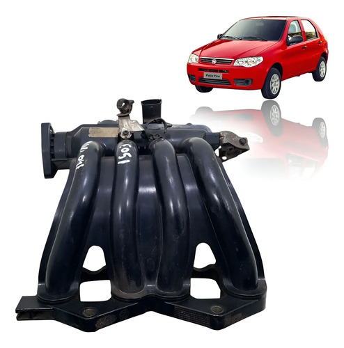 Coletor Admissão Fiat Palio Uno Fire 1.0 1.3 8v 02/14