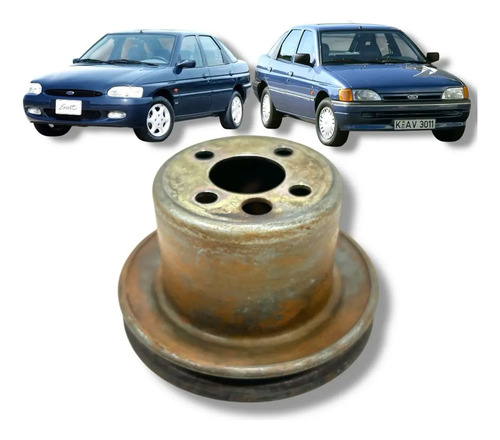 Polia Bomba Agua Ford Escort Europeu 1.8 1994 1995 1996 1997