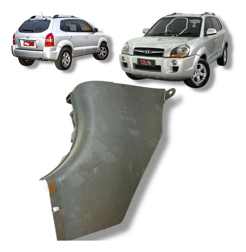 Acabamento Soleira Dianteira La/esq Hyundai Tucson 2008 2013 Cinza