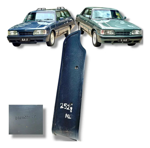 Moldura Lateral Carpete Banco L/d Gm Opala Caravan 1980 1992 - Imagem 1