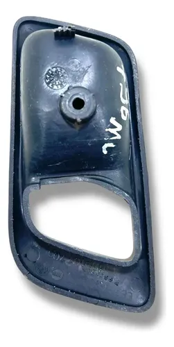 Moldura Maçaneta Interna L/esquer Fiat Palio Siena 2004/2017 Preto Dianteira - Imagem 6