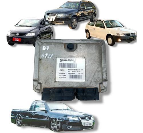 Módulo Injeção Vw Gol Fox Parati Saveiro 1.0 16v 2003 A 2007 - Imagem 1