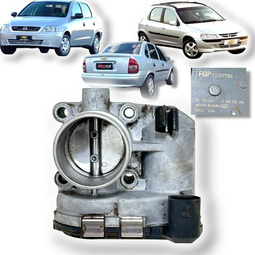 Corpo Borboleta Gm Corsa Sedan Celta Flex Bosch 2005 A 2007 - Imagem 1