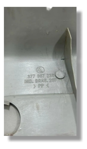 Moldura Coluna Lado Esquerdo Vw Gol Bola G2 1.0 1996 A 1999 Interno - Imagem 8