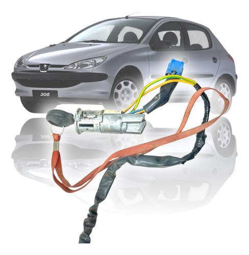 Cilindro Dianteira L/esquerdo C/ Chave Peugeot 206 1999/2010