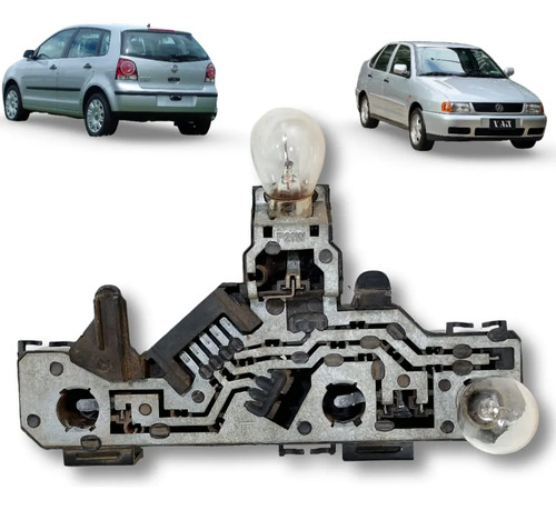Circuito Lanterna Soquete Esquerdo Vw Polo Classic 1997/2001 Esquerdo/motorista Branco