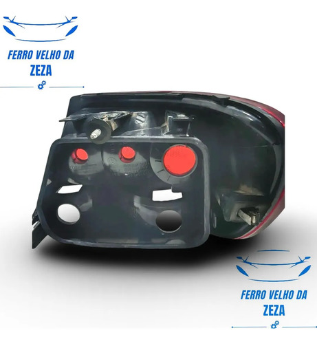 Farol Traseiro Lado Esquerdo Volkswagen Gol G5 2005 A 2013 Esquerdo/motorista - Imagem 5
