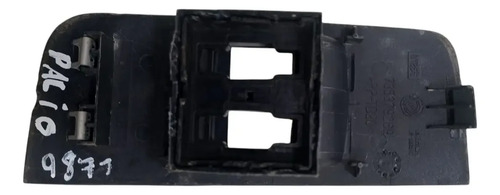 Moldura Botões Vidro Elétrico Fiat Palio 2004/2011 Preto - Imagem 2