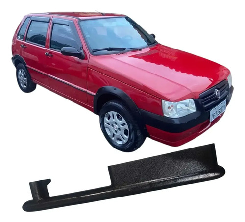 Puxador Porta Dianteiro Original Fiat Uno Mille 95/13 Preto