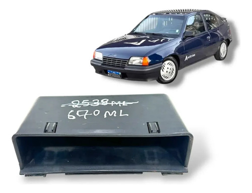 Porta Objeto Treco Painel Central Chevrolet Kadett 1989 1995 Preto