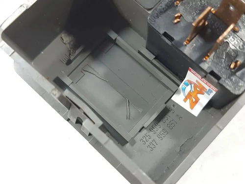 Comando Botão Vidro Elétr Santana Cinza Claro Original 92/94 - Imagem 6
