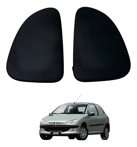 Par Tampa Lateral Do Painel Peugeot 206/2008 Original
