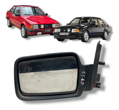 Retrovisor Externo Lado Esquerdo Ford Escort Gl 1984 A 1986