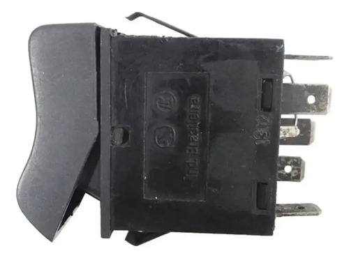 Botão Pisca Alerta Santana Quantum 91/98 Original Preto - Imagem 2