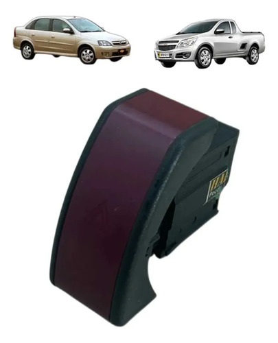 Botão Pisca Alerta Emergência Gm Corsa Montana 1.0 03/12 Ori Preto