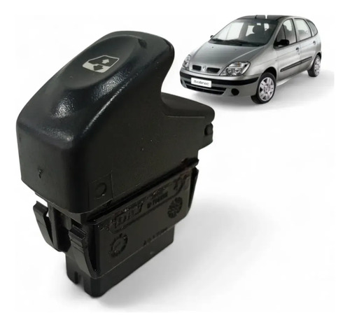 Botão Vidro Elétrico Renault Scenic 2.0 99-06 Trasei 838099g