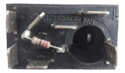 Botão Pisca Alerta Painel Vw Santana E Quantum 91 97 Preto - Imagem 5