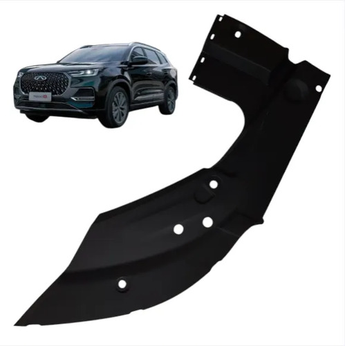 Moldura Acabamento Esquerdo Motor Chery Tiggo 8 Pro 2025 Preto