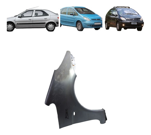 Paralama Diant Dir Citroën Picasso Xsara 2001 A 2012