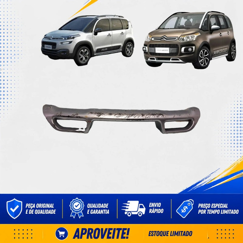 Moldura Parachoque Dianteira Citroën Aircross 2013 A 2021 - Imagem 9