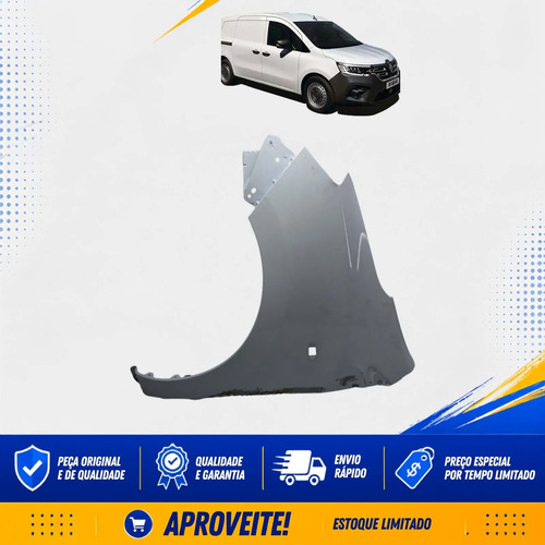 Renault Kangoo Paralama Dianteira Esquerda 2025 Original - Imagem 8