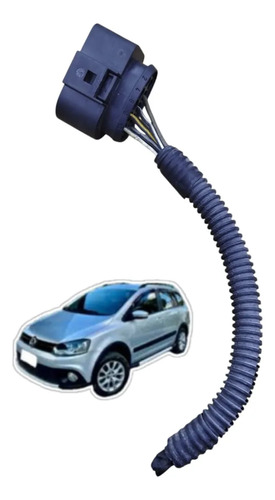 Conector Plug Chicote Para Farol Vw Fox 2015 À 2021 Fd