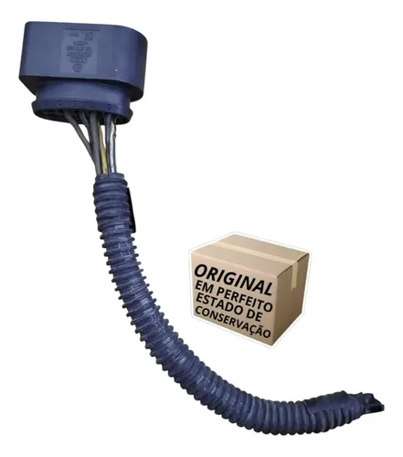 Conector Plug Chicote Para Farol Vw Fox 2015 À 2021 Fd - Imagem 2