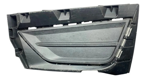 Moldura Grade Farol Milha Direito Vw Polo Virtus 2018 2022 Preto Direito