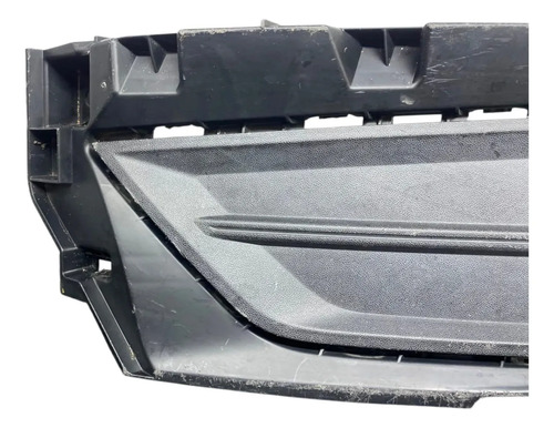 Moldura Grade Farol Milha Direito Vw Polo Virtus 2018 2022 Preto Direito - Imagem 2