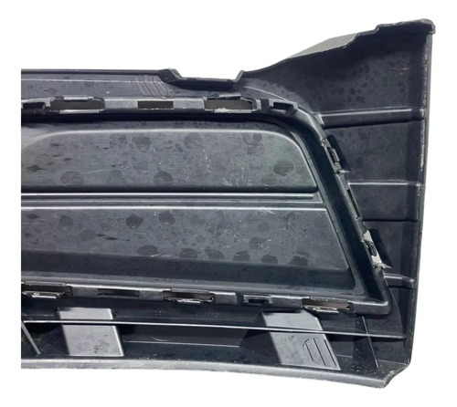 Moldura Grade Farol Milha Direito Vw Polo Virtus 2018 2022 Preto Direito - Imagem 5