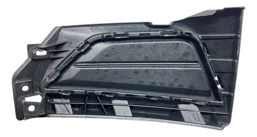 Moldura Grade Farol Milha Direito Vw Polo Virtus 2018 2022 Preto Direito - Imagem 10