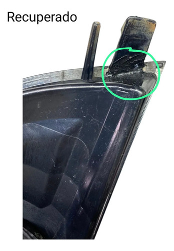 Moldura Grade Farol De Milha Direito Ford Ranger 2016 2019 Preto Direito - Imagem 2
