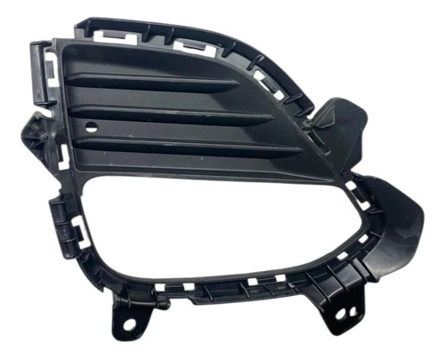 Moldura Grade Farol Milha Esquerdo Hyundai Creta 2018 2021 Preto Esquerdo