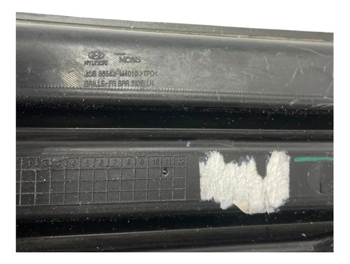 Moldura Grade Farol Milha Esquerdo Hyundai Creta 2018 2021 Preto Esquerdo - Imagem 8