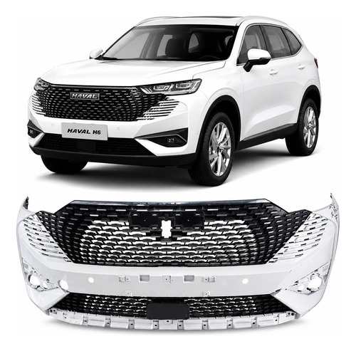 Para-choque Dianteiro Gwm Haval H6 23 Original Com Detalhes