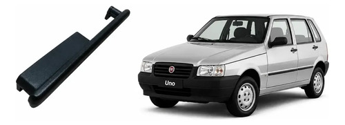 Puxador Porta Esquerdo Fiat Uno Mille 2008 2009 2010 Preto